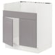 SEKTION Gabinete bajo fregadero TALLSJÖN, blanco/Bodbyn gris, 30x24x30 "