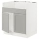 SEKTION Gabinete bajo fregadero TALLSJÖN, blanco/Lerhyttan gris claro, 30x24x30 "