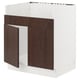 SEKTION Gabinete bajo fregadero TALLSJÖN, blanco/Sinarp marrón, 30x24x30 "
