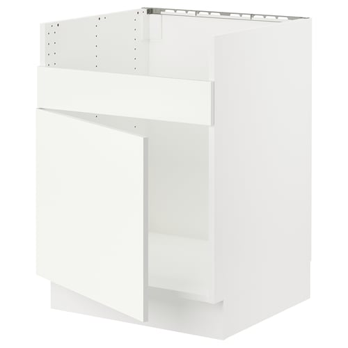 SEKTION Gabinete bajo fregadero TALLSJÖN, blanco/Vallstena blanco, 24x24x30 "