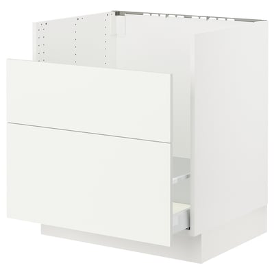 SEKTION Gabinete bajo fregadero TALLSJÖN, blanco/Vallstena blanco, 30x24x30 "