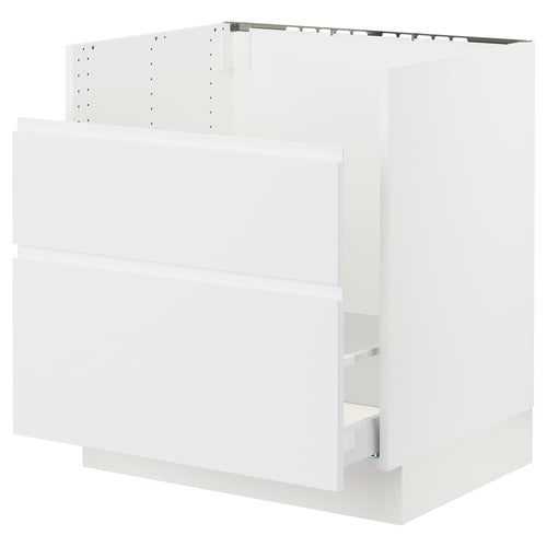 SEKTION Gabinete bajo fregadero TALLSJÖN, blanco/Voxtorp blanco mate, 30x24x30 "