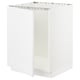 SEKTION Gabinete bajo para fregadero, blanco/Axstad blanco mate, 24x24x30 "