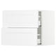 SEKTION Gabinete de pared+2 cajones, blanco Maximera/Axstad blanco mate, 24x15x20 "
