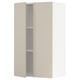 SEKTION Gabinete de pared+2 puertas, blanco/Havstorp beige, 24x15x40 "