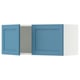 SEKTION Gabinete de pared+2 puertas, blanco/Lerhyttan azul, 36x15x15 "