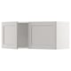 SEKTION Gabinete de pared+2 puertas, blanco/Lerhyttan gris claro, 36x15x15 "