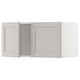SEKTION Gabinete de pared+2 puertas, blanco/Lerhyttan gris claro, 30x15x15 "