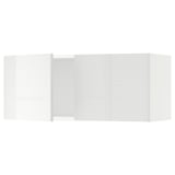 SEKTION Gabinete de pared+2 puertas, blanco/Ringhult blanco, 36x15x15 "