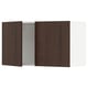 SEKTION Gabinete de pared+2 puertas, blanco/Sinarp marrón, 36x15x20 "