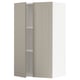 SEKTION Gabinete de pared+2 puertas, blanco/Stensund beige, 24x15x40 "