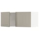 SEKTION Gabinete de pared+2 puertas, blanco/Stensund beige, 36x15x15 "