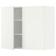 SEKTION Gabinete de pared+2 puertas, blanco/Vallstena blanco, 36x15x30 "