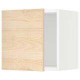 SEKTION Gabinete de pared, blanco/Askersund efecto de fresno claro, 15x15x15 "