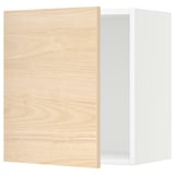 SEKTION Gabinete de pared, blanco/Askersund efecto de fresno claro, 18x15x20 "