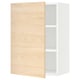 SEKTION Gabinete de pared, blanco/Askersund efecto de fresno claro, 21x15x30 "