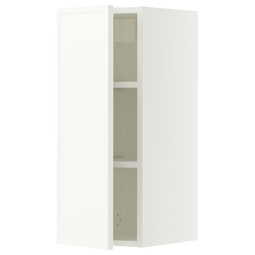 SEKTION Gabinete de pared, blanco/Aspudden blanco mate, 12x15x30 "