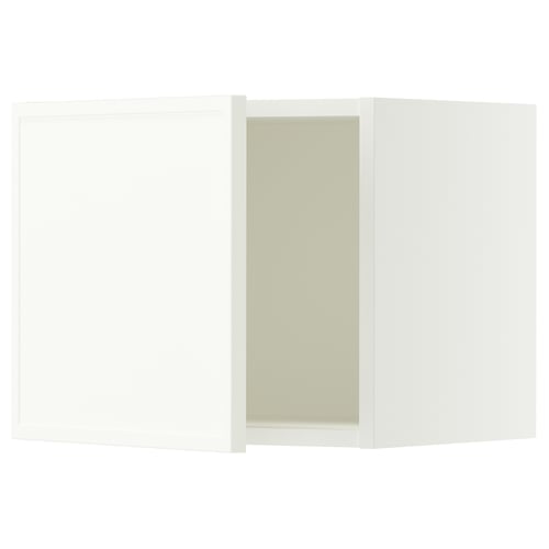 SEKTION Gabinete de pared, blanco/Aspudden blanco mate, 18x15x15 "