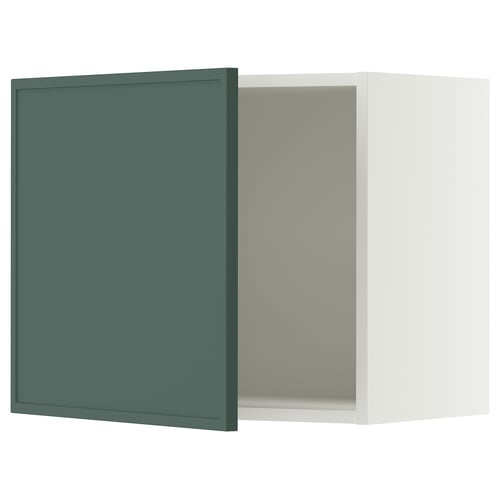SEKTION Gabinete de pared, blanco/Aspudden gris verdoso oscuro, 24x15x20 "