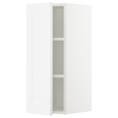 SEKTION Gabinete de pared, blanco/Axstad blanco mate, 12x15x30 "