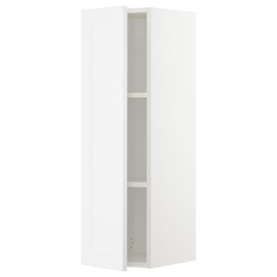 SEKTION Gabinete de pared, blanco/Axstad blanco mate, 12x15x40 "