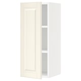 SEKTION Gabinete de pared, blanco/Bodbyn color hueso, 12x15x30 "