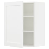 SEKTION Gabinete de pared, blanco Enköping/blanco efecto madera, 24x15x30 "