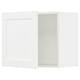 SEKTION Gabinete de pared, blanco Enköping/blanco efecto madera, 24x15x20 "
