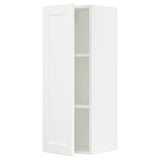 SEKTION Gabinete de pared, blanco Enköping/blanco efecto madera, 15x15x40 "