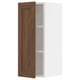 SEKTION Gabinete de pared, blanco Enköping/marrón efecto de nogal, 12x15x30 "