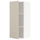 SEKTION Gabinete de pared, blanco/Havstorp beige, 18x15x40 "