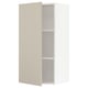 SEKTION Gabinete de pared, blanco/Havstorp beige, 21x15x40 "