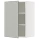 SEKTION Gabinete de pared, blanco/Havstorp gris claro, 21x15x30 "