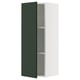 SEKTION Gabinete de pared, blanco/Havstorp verde oscuro, 15x15x40 "