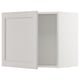 SEKTION Gabinete de pared, blanco/Lerhyttan gris claro, 24x15x20 "