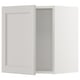 SEKTION Gabinete de pared, blanco/Lerhyttan gris claro, 18x15x20 "
