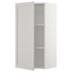 SEKTION Gabinete de pared, blanco/Lerhyttan gris claro, 21x15x40 "