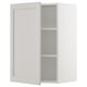 SEKTION Gabinete de pared, blanco/Lerhyttan gris claro, 21x15x30 "