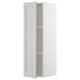 SEKTION Gabinete de pared, blanco/Lerhyttan gris claro, 12x15x40 "