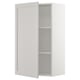 SEKTION Gabinete de pared, blanco/Lerhyttan gris claro, 24x15x40 "