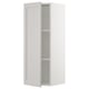 SEKTION Gabinete de pared, blanco/Lerhyttan gris claro, 15x15x40 "