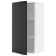 SEKTION Gabinete de pared, blanco/Nickebo antracita mate, 21x15x40 "
