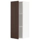 SEKTION Gabinete de pared, blanco/Sinarp marrón, 15x15x40 "