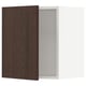 SEKTION Gabinete de pared, blanco/Sinarp marrón, 18x15x20 "