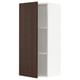 SEKTION Gabinete de pared, blanco/Sinarp marrón, 18x15x40 "