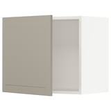 SEKTION Gabinete de pared, blanco/Stensund beige, 24x15x20 "