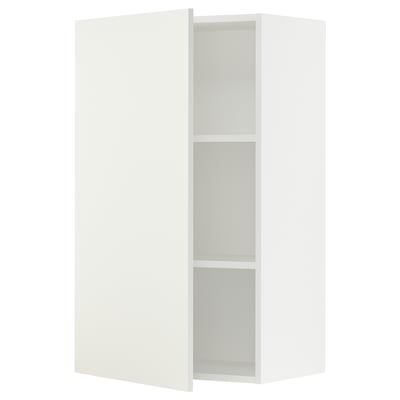 SEKTION Gabinete de pared, blanco/Vallstena blanco, 24x15x40 "