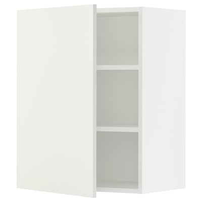 SEKTION Gabinete de pared, blanco/Vallstena blanco, 24x15x30 "