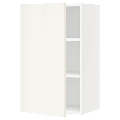 SEKTION Gabinete de pared, blanco/Veddinge blanco, 18x15x30 "