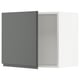 SEKTION Gabinete de pared, blanco/Voxtorp gris oscuro, 24x15x20 "